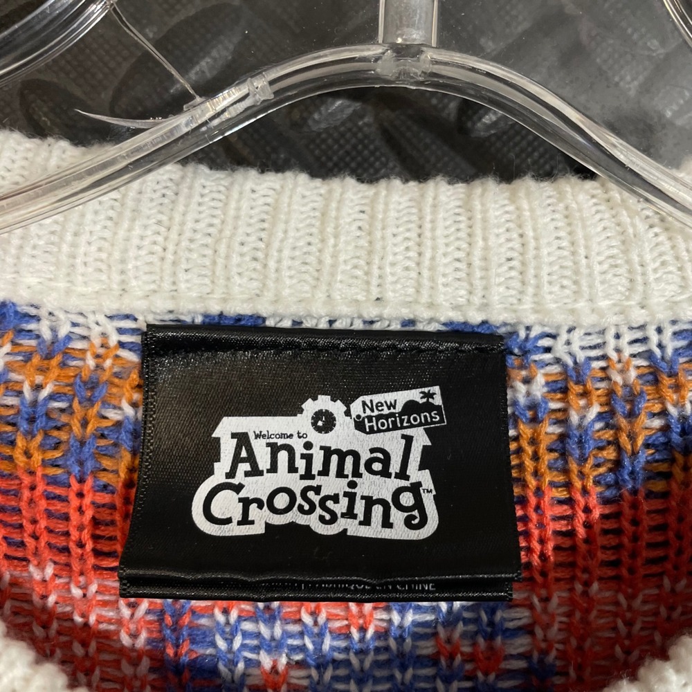 Nintendo Geeknet Animal Crossing Christmas Crewneck Pullover Sweater Men's Small - Picture 2 of 9